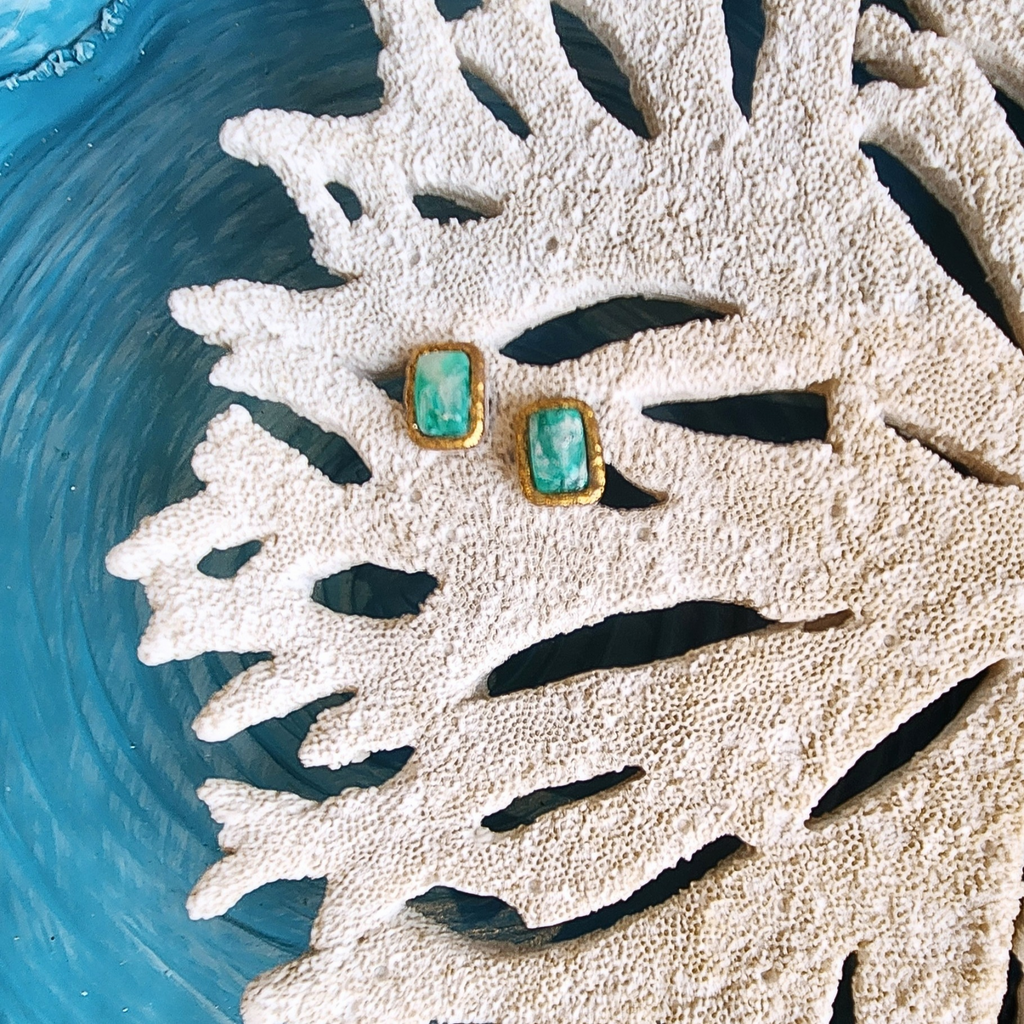 Sea Ember Studs