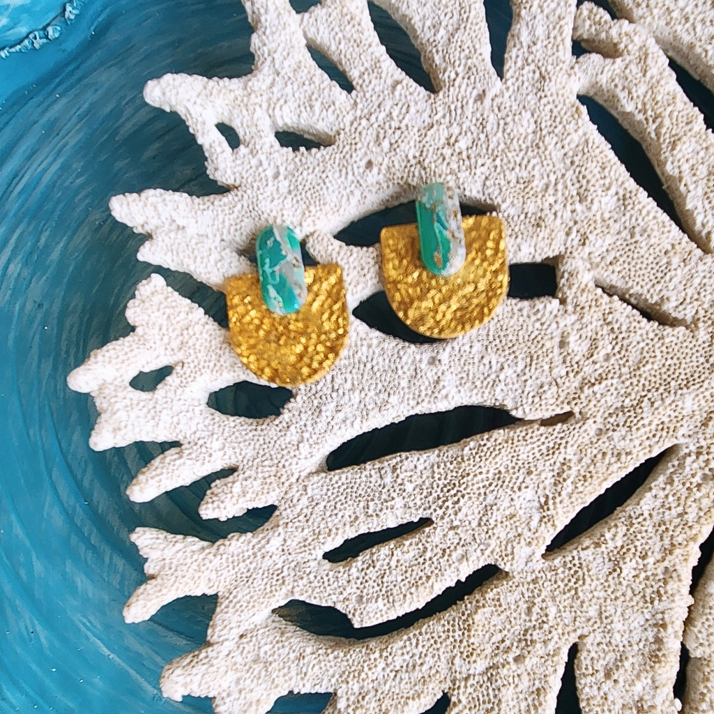 Sea Ember Earrings