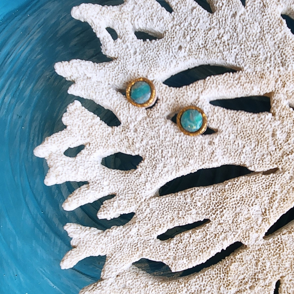 Sea Ember Studs