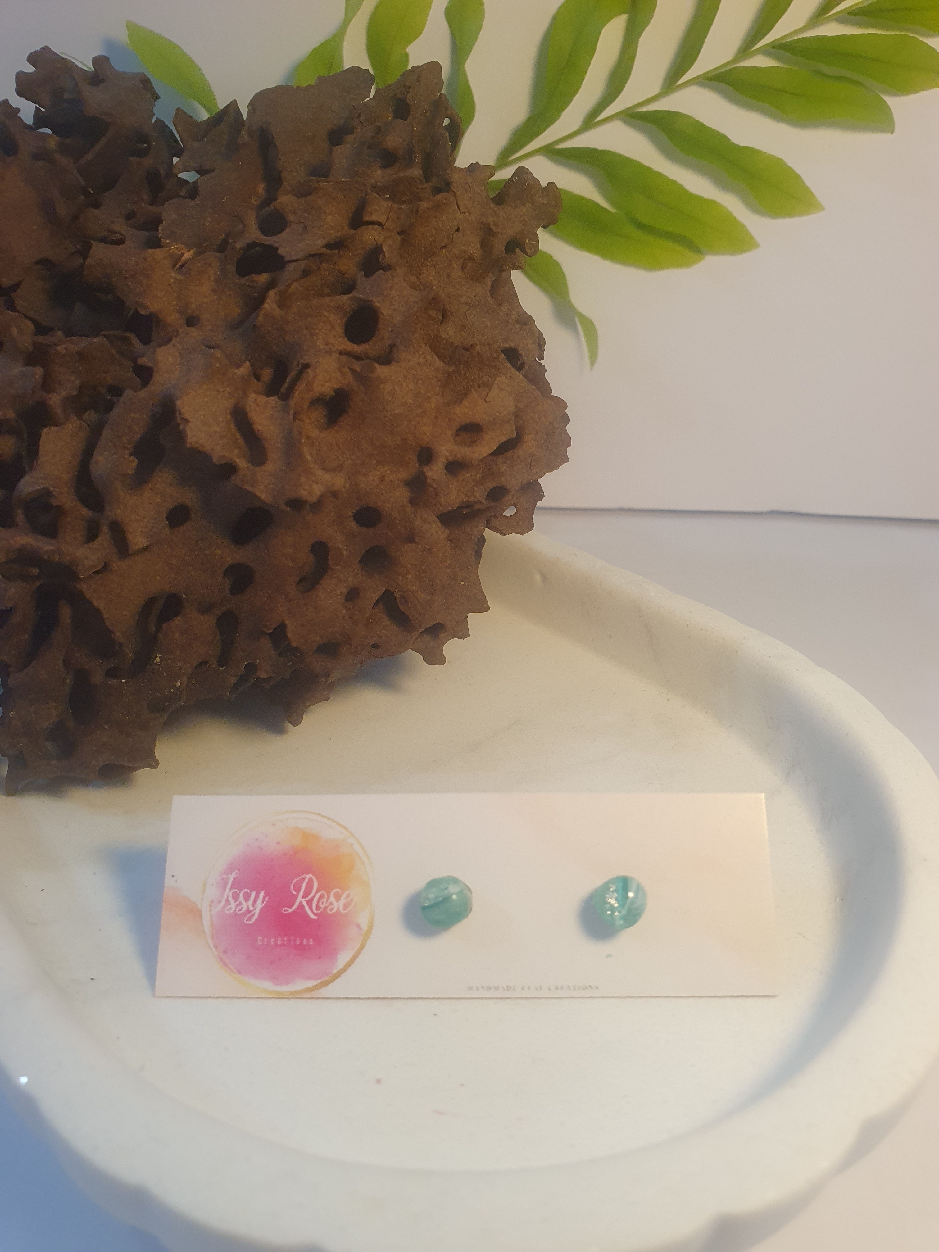 Ocean Drift Polymer clay Stud Earrings
