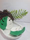 Monstera Leaf Polymer Clay Trinket Dish