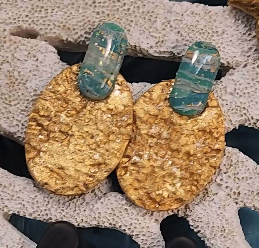 Sea Ember Earrings